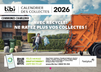 Calendrier des collectes 2026 - Dates collectes Charleroi