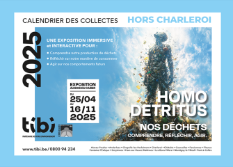 Dates des collectes Hors-Charleroi 2025